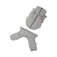 Silver Paw - Dog - Nova Detachable Bodysuit Grey