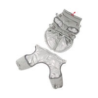 Silver Paw - Dog - Nova Detachable Bodysuit Grey