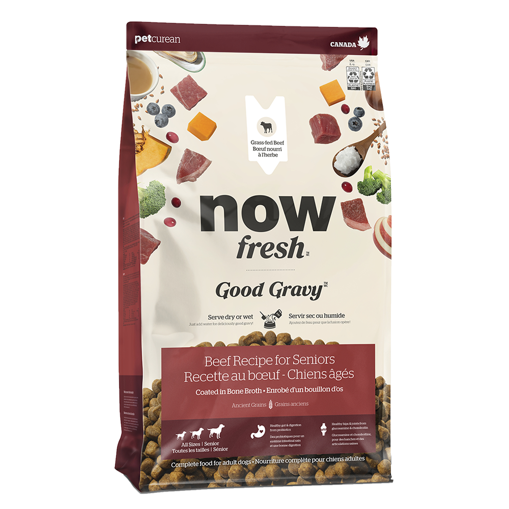 Now Fresh - Dog - Good Gravy Senior Beef Recipe with Ancient Grains