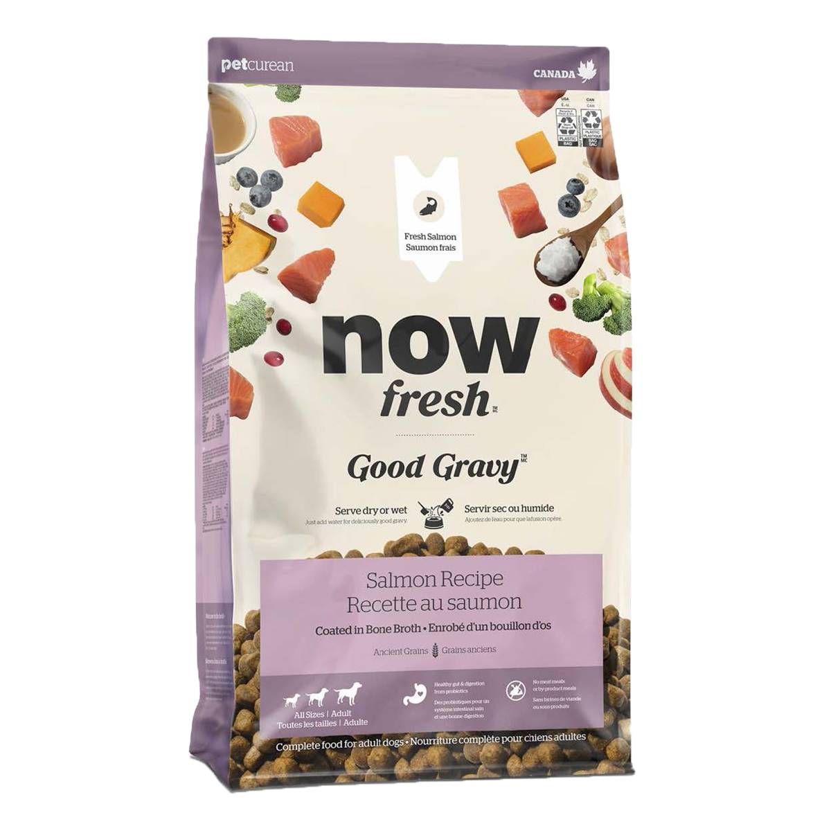 Now Fresh - Dog - Good Gravy Adult Salmon Recipe with Ancient Grains