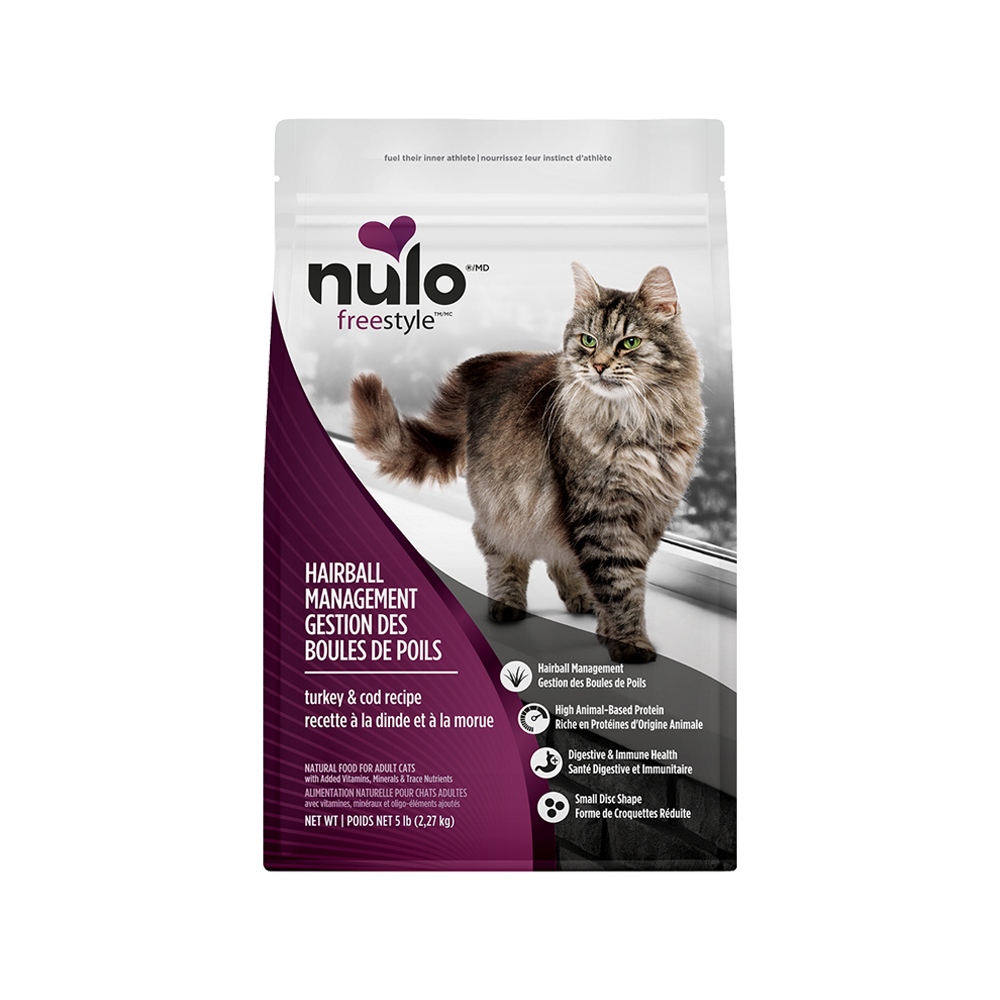 Nulo - Cat - Freestyle Grain Free Hairball Management Adult Turkey & Cod