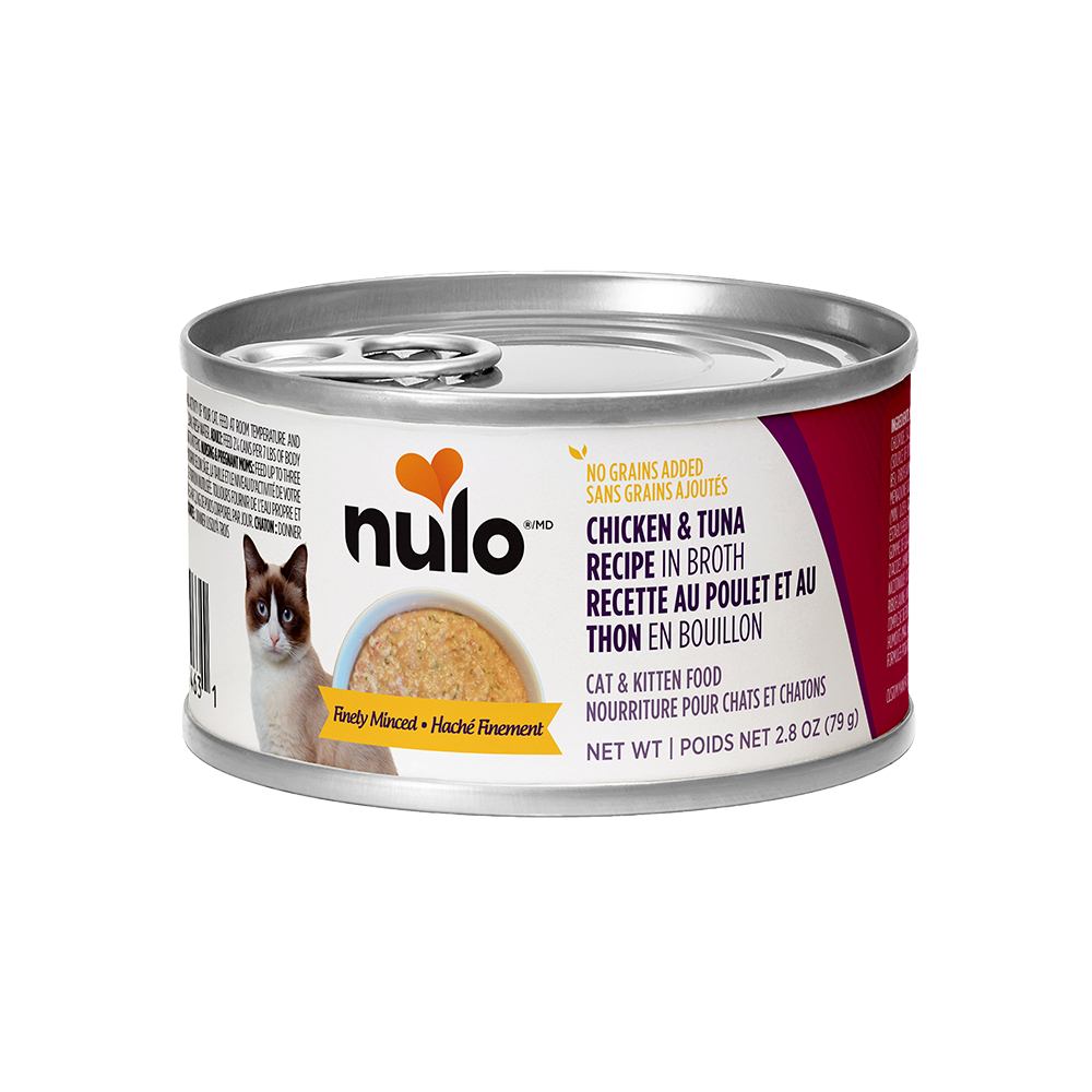 Nulo - Cat - Finely Minced Grain Free Chicken & Tuna Recipe in Broth