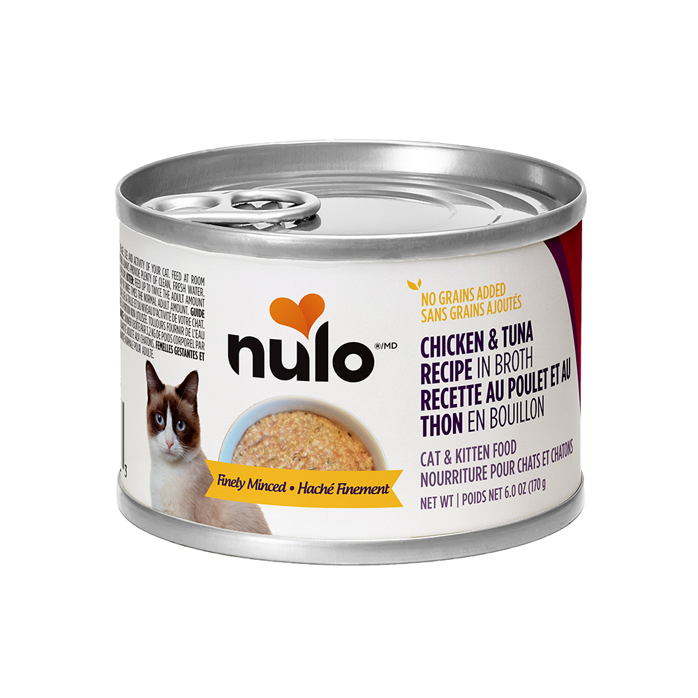 Nulo - Cat - Finely Minced Grain Free Chicken & Tuna Recipe in Broth