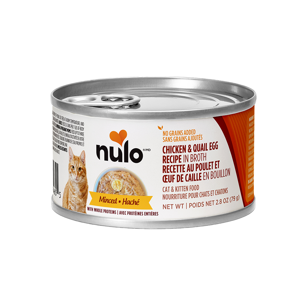 Nulo - Cat - Minced Grain Free Chicken & Quail Egg Recipe in Broth