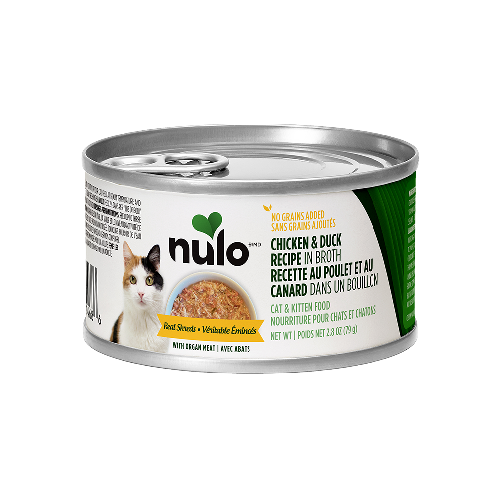 Nulo - Cat - Organ Meats Real Shreds Grain Free Chicken & Duck Recipe in Broth