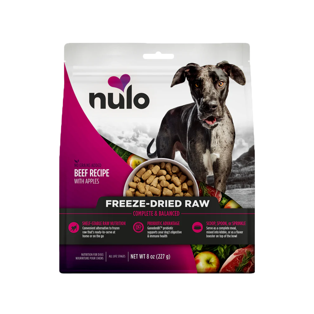 Nulo - Dog - Freeze Dried Raw Grain Free Beef & Apples