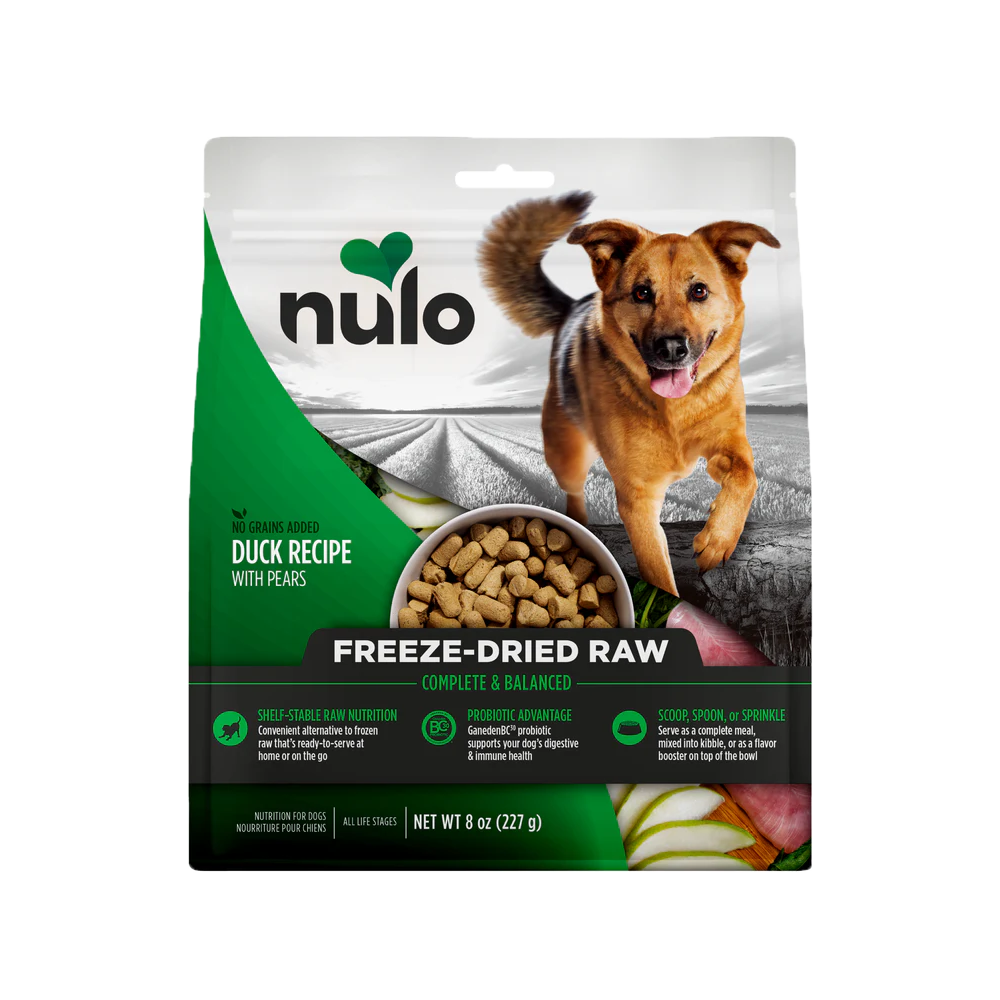 Nulo - Dog - Freeze Dried Raw Grain Free Duck & Pears
