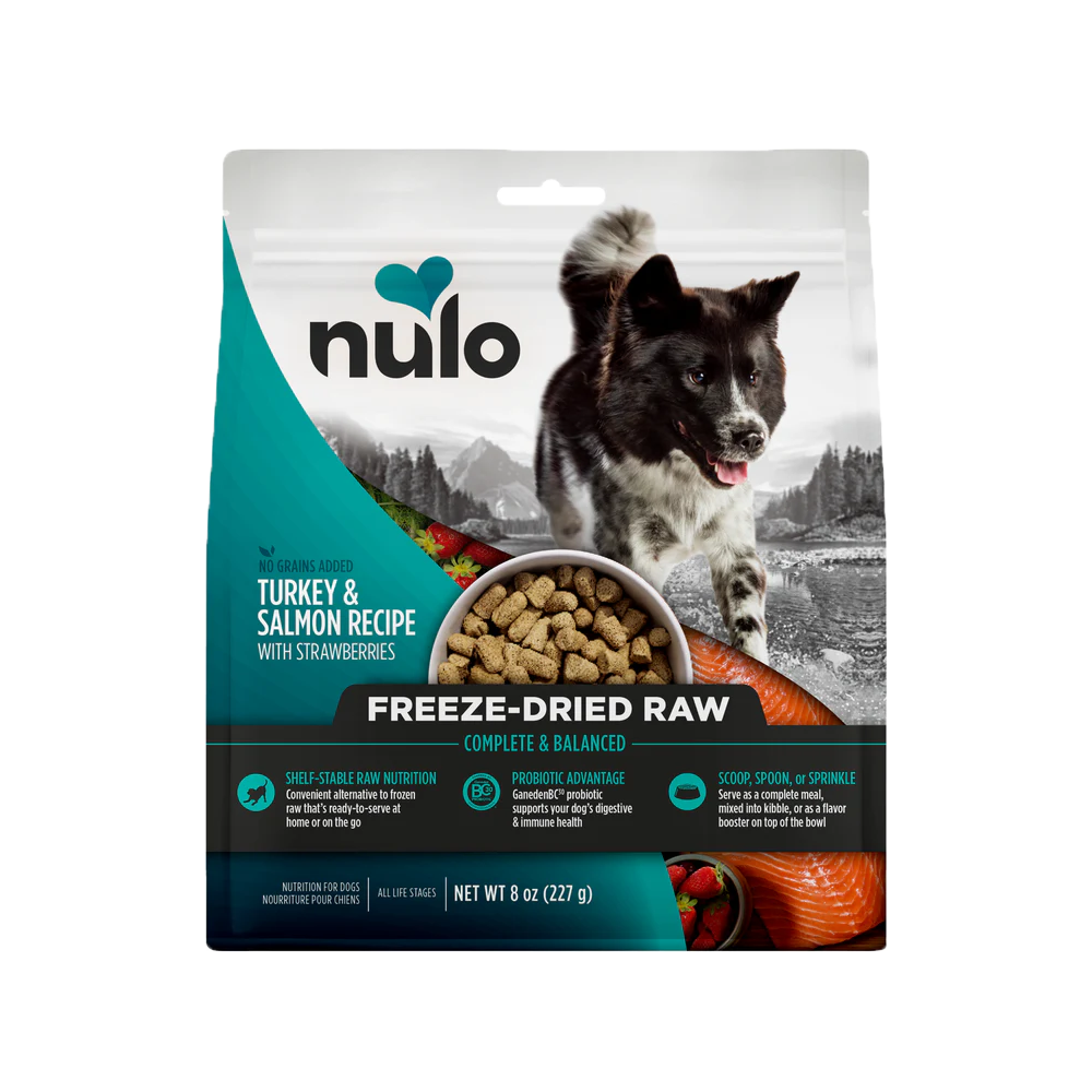 Nulo - Dog - Freeze Dried Raw Grain Free Turkey & Salmon