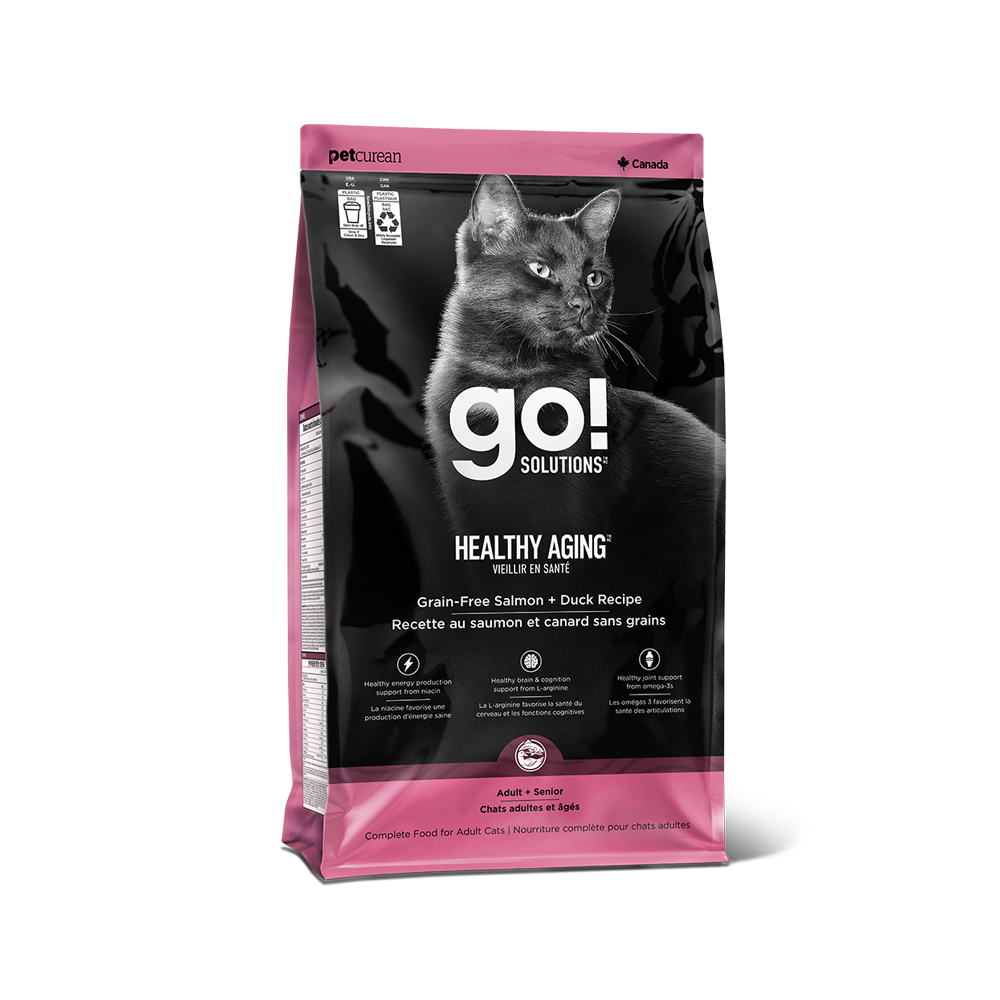 Go! Solutions - Cat - Healthy Aging Grain Free Salmon & Duck Recipe