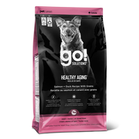 Go! Solutions - Dog - Healthy Aging Salmon & Duck Recipe with Grains