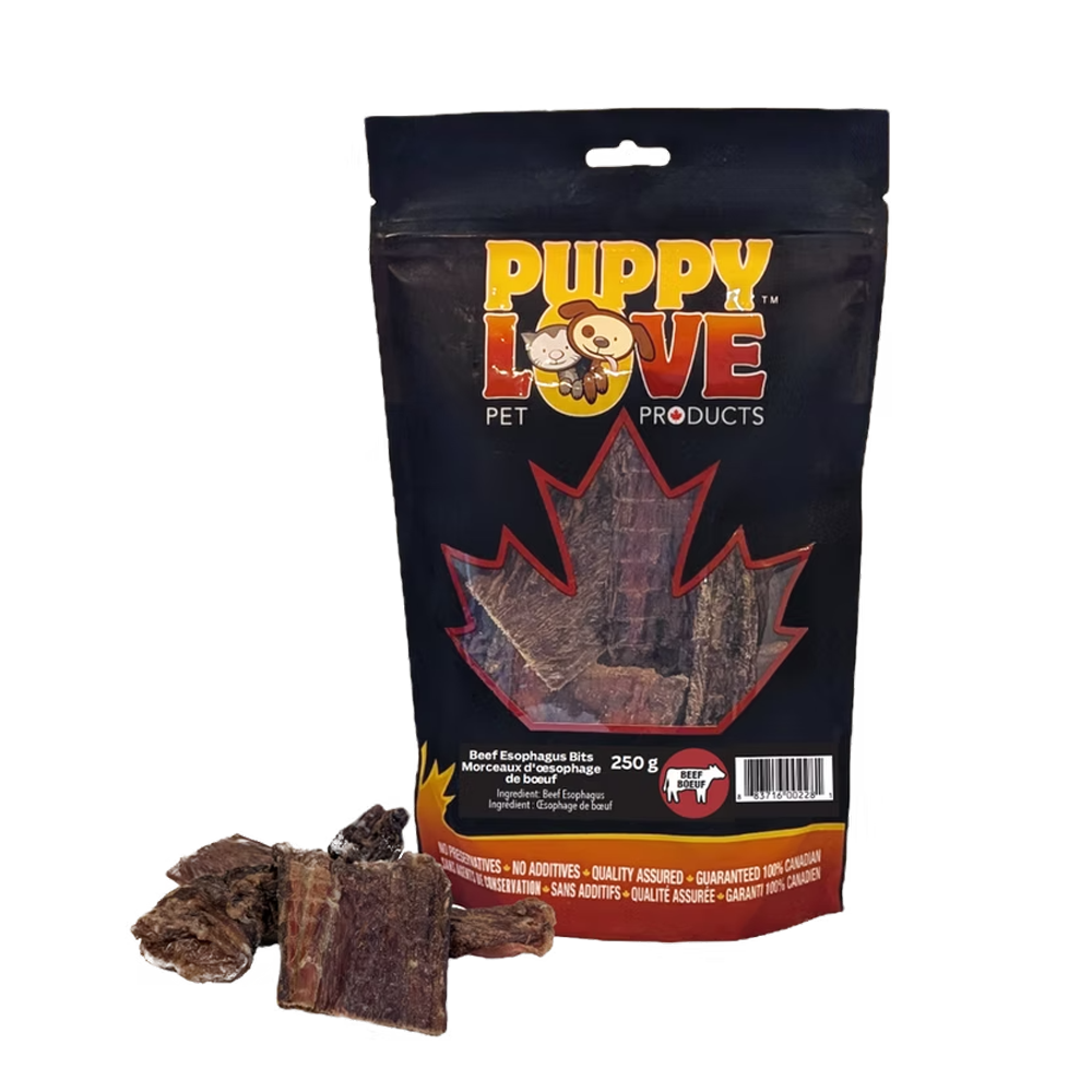Puppy Love - Dog - Beef Esophagus Bits