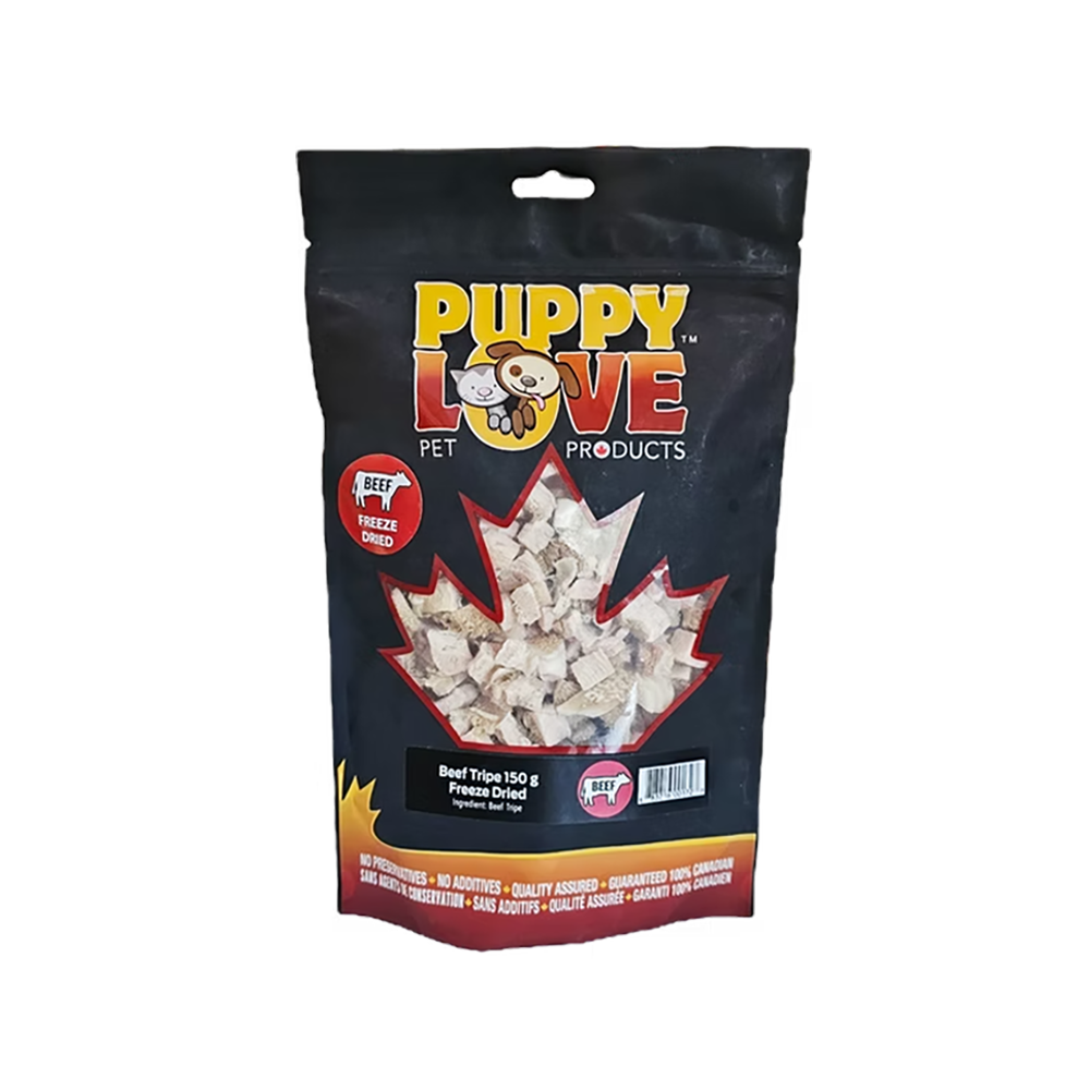 Puppy Love - Dog - Freeze-Dried Tripe Treats - Beef