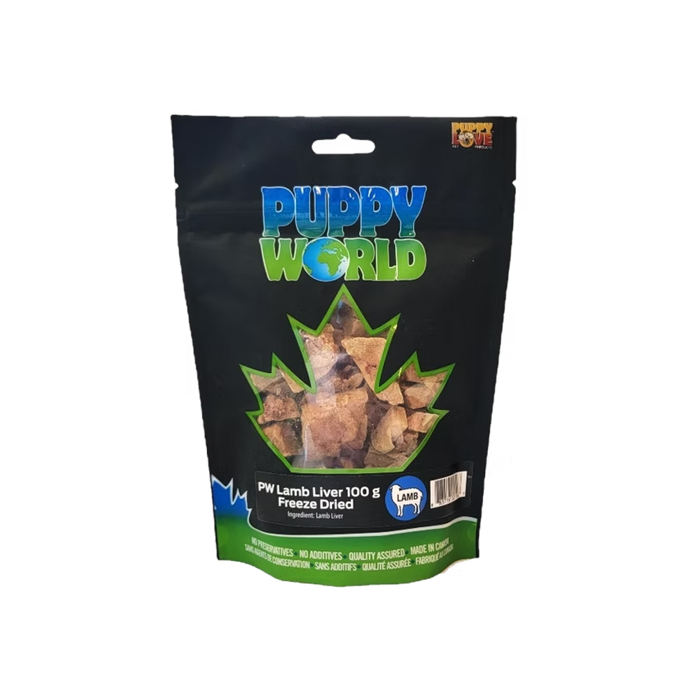 Puppy World - Dog - Freeze-Dried Liver Treats - Lamb