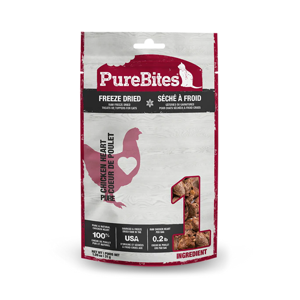 PureBites - Cat - Freeze Dried Chicken Heart