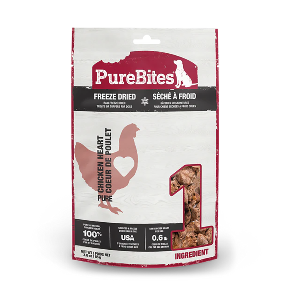 PureBites - Dog - Freeze Dried Chicken Heart