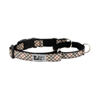 RC Pets - Dog -  Easy Clip Web Training Collar Tan Tartan