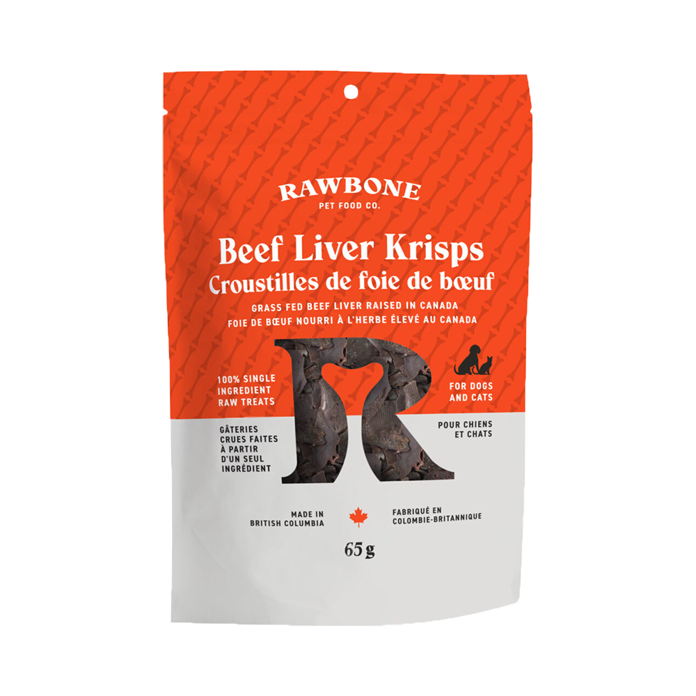Rawbone - Cat & Dog - Krisps Beef Liver