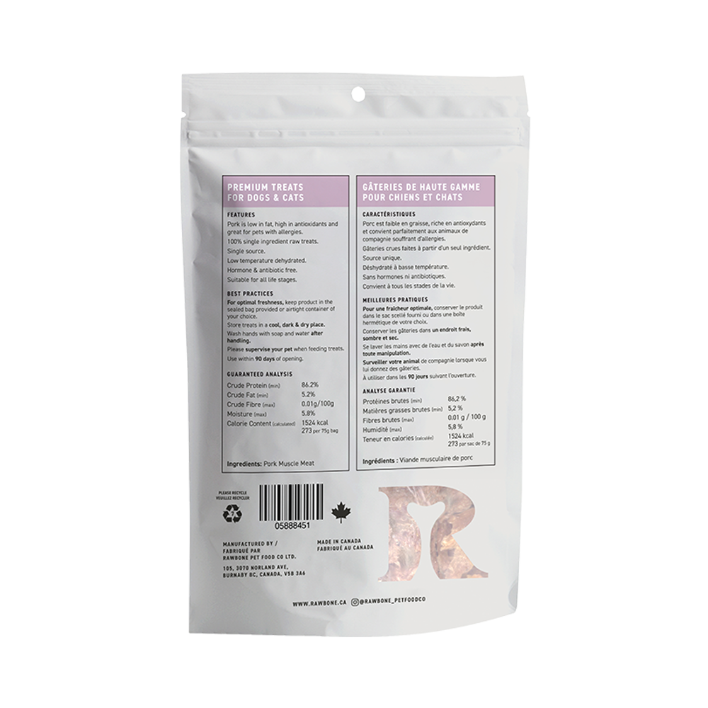 Rawbone - Cat & Dog - Krisps Pork