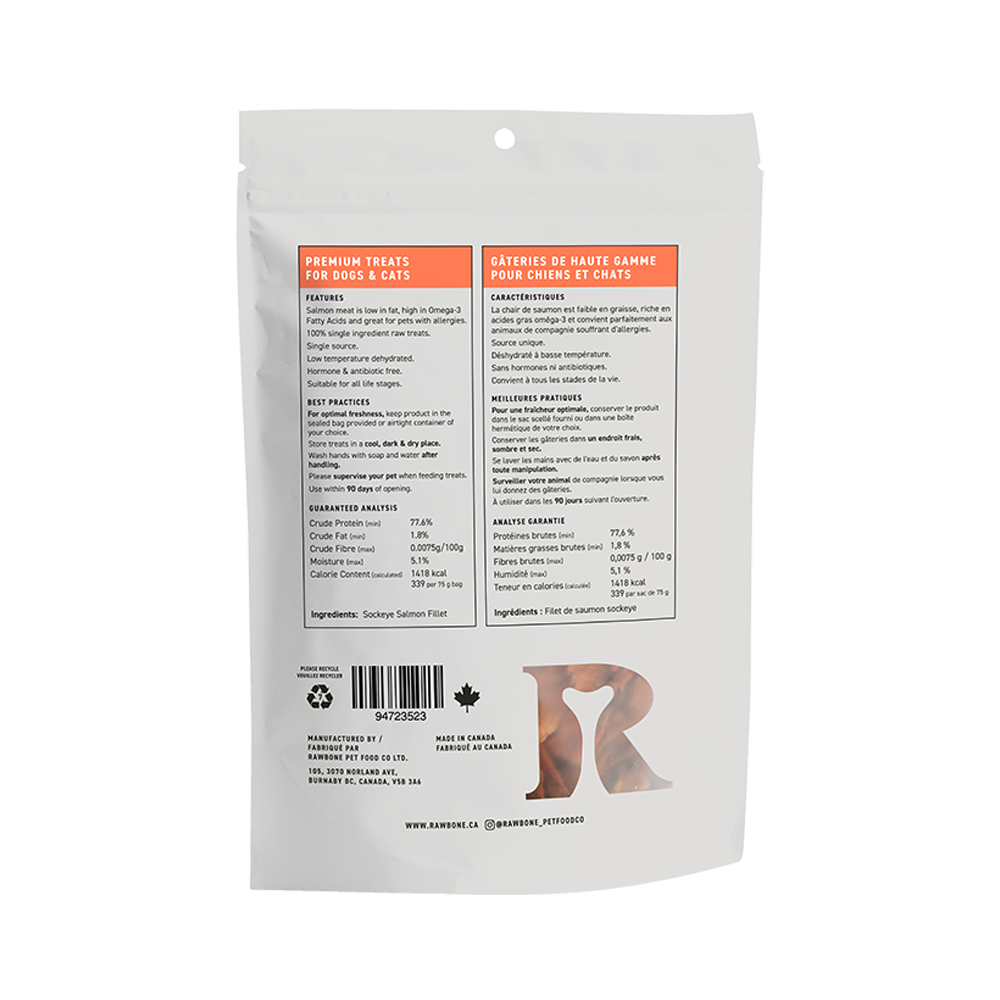 Rawbone - Cat & Dog - Krisps Salmon