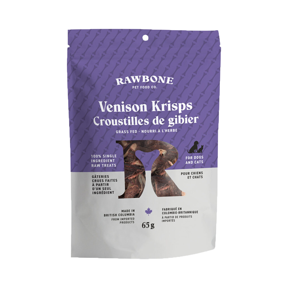 Rawbone - Cat & Dog - Krisps Venison