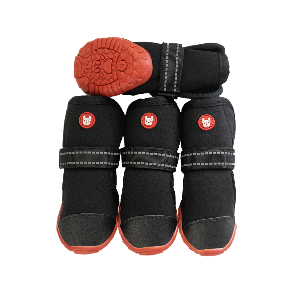 Silver Paw - Dog - Ren Winter Boots Black