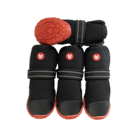 Silver Paw - Dog - Ren Winter Boots Black