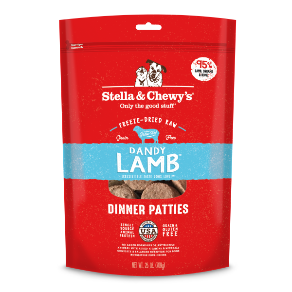 Stella & Chewy's - Dog - Freeze Dried Dinner Patties Dandy Lamb