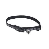LazerBrite - Cat - Reflective Breakaway Collar Skulls & Crossbones