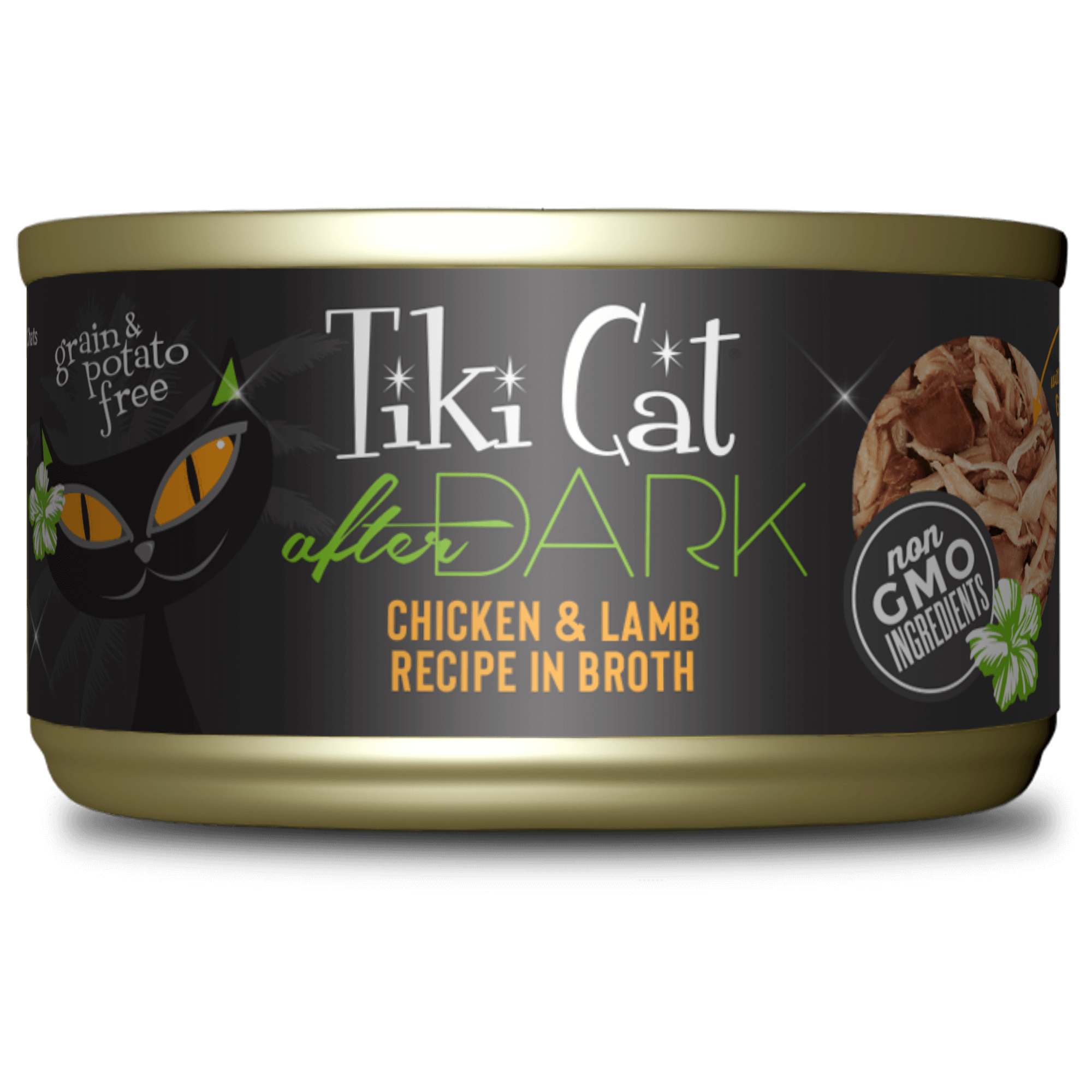 Tiki Cat After Dark Chicken Lamb in Broth