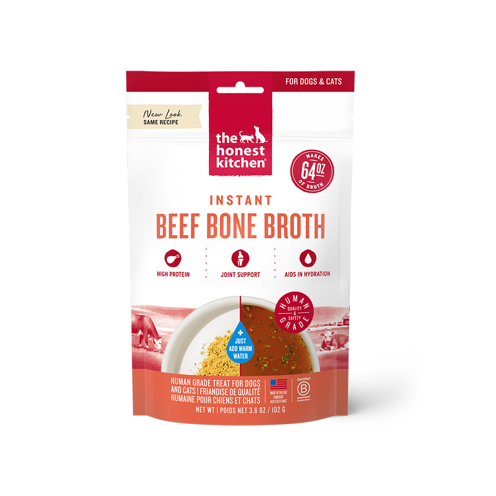 The Honest Kitchen - Dog - Instant Beef Bone Broth with Turmeric