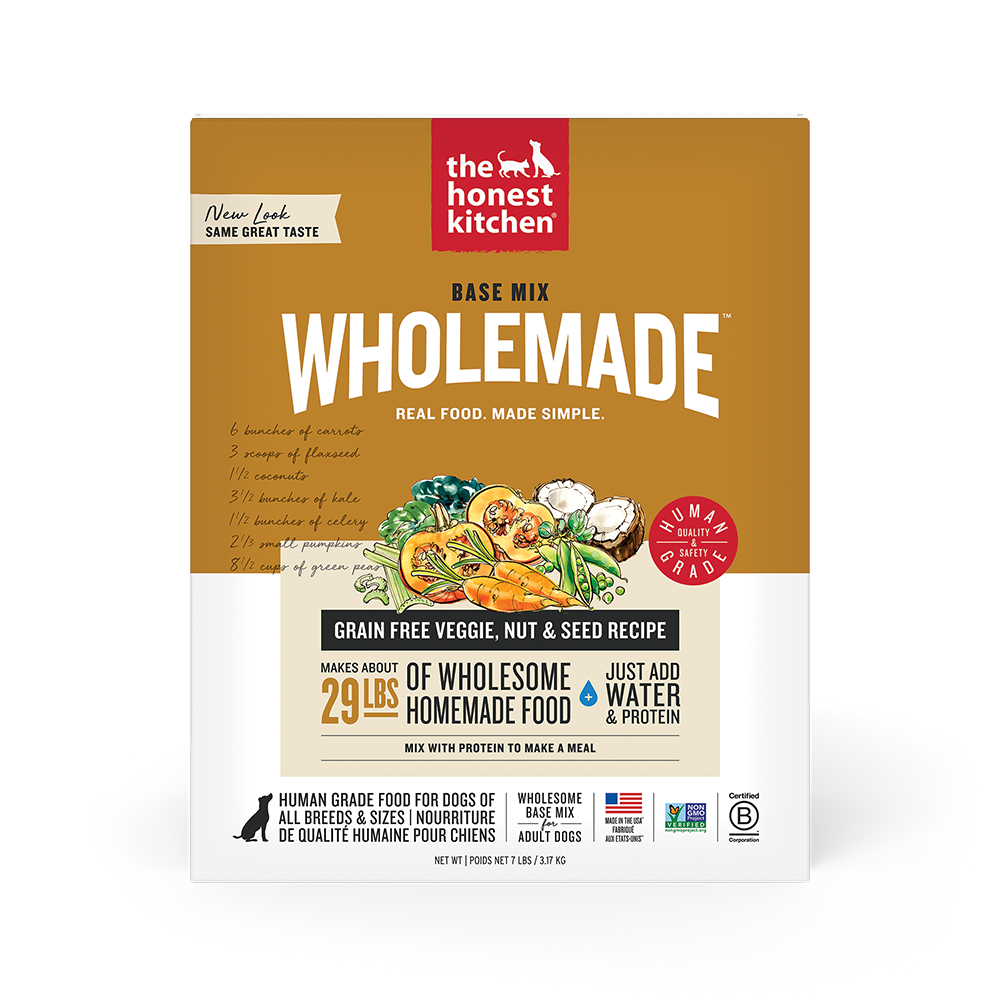 The Honest Kitchen - Dog - Wholemade Dehydrated Grain Free Veggie Nut & Seed Base Mix