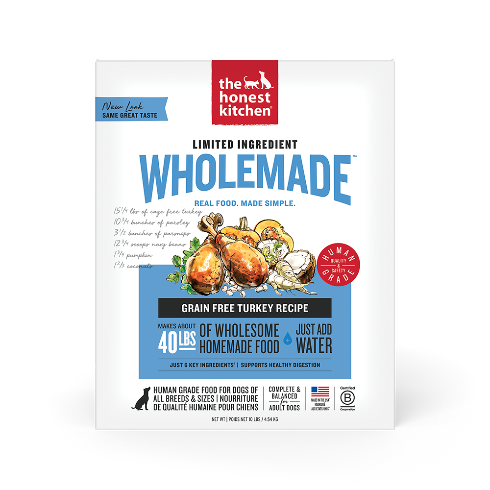 The Honest Kitchen - Dog - Wholemade Dehydrated Grain Free LID Turkey