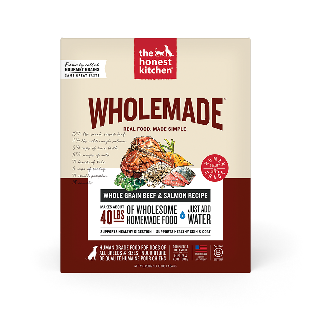 The Honest Kitchen - Dog - Wholemade Dehydrated Whole Grain Beef & Salmon