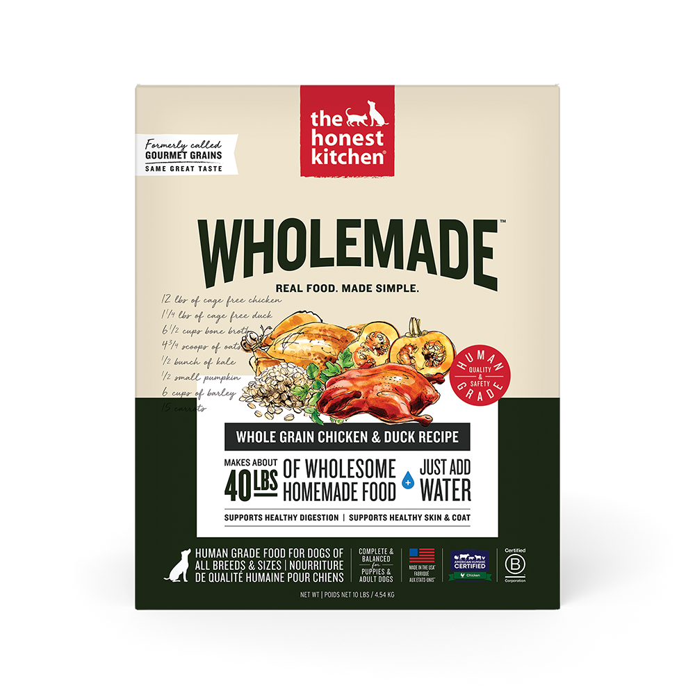 The Honest Kitchen - Dog - Wholemade Dehydrated Whole Grain Chicken & Duck