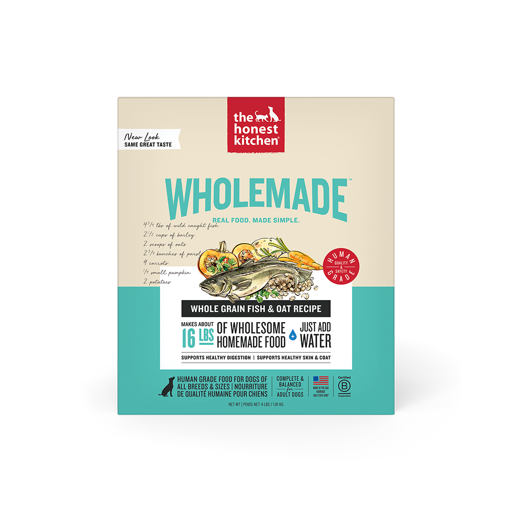 The Honest Kitchen - Dog - Wholemade Dehydrated Whole Grain Fish & Oat