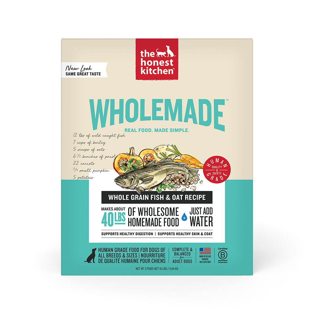 The Honest Kitchen - Dog - Wholemade Dehydrated Whole Grain Fish & Oat