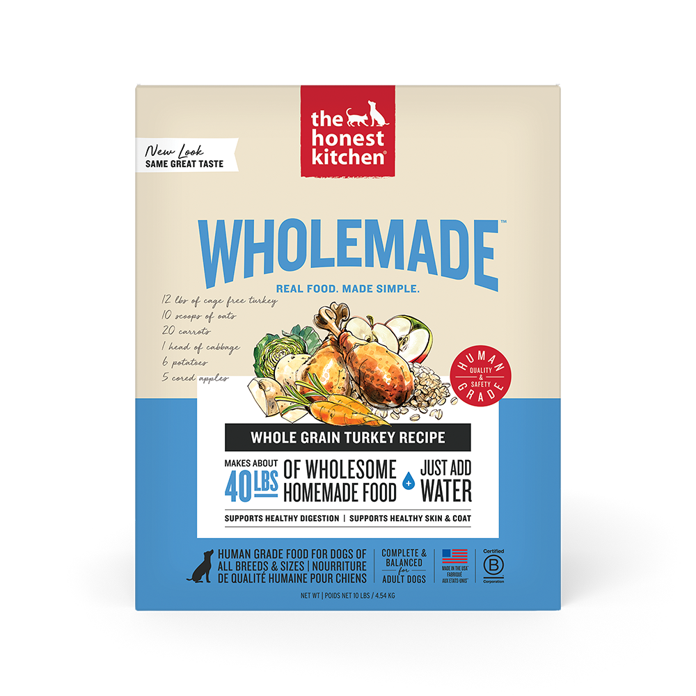 The Honest Kitchen - Dog - Wholemade Dehydrated Whole Grain Turkey