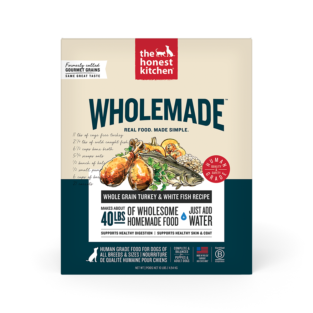 The Honest Kitchen - Dog - Wholemade Dehydrated Whole Grain Turkey & Fish