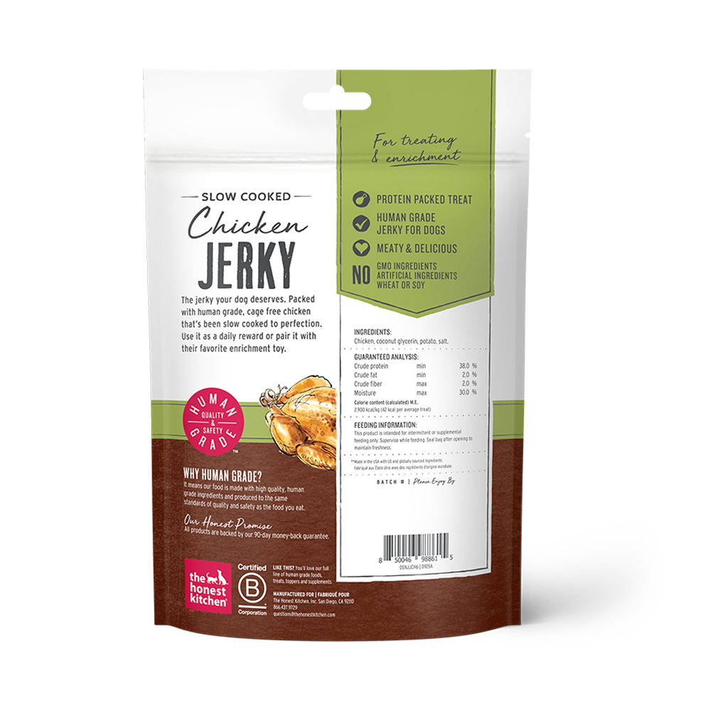 The Honest Kitchen - Dog - Slow Cooked Chicken Jerky