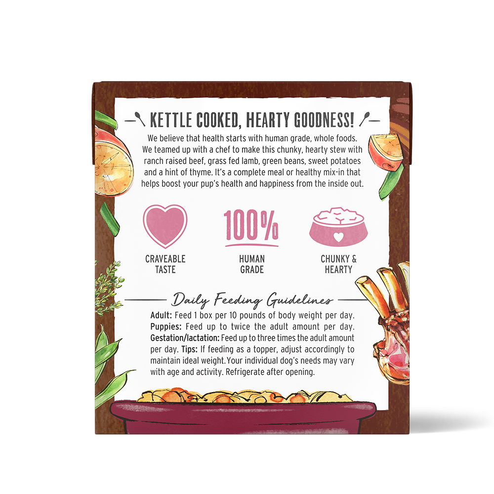 The Honest Kitchen - Dog - One Pot Stews Beef & Lamb with Sweet Potato