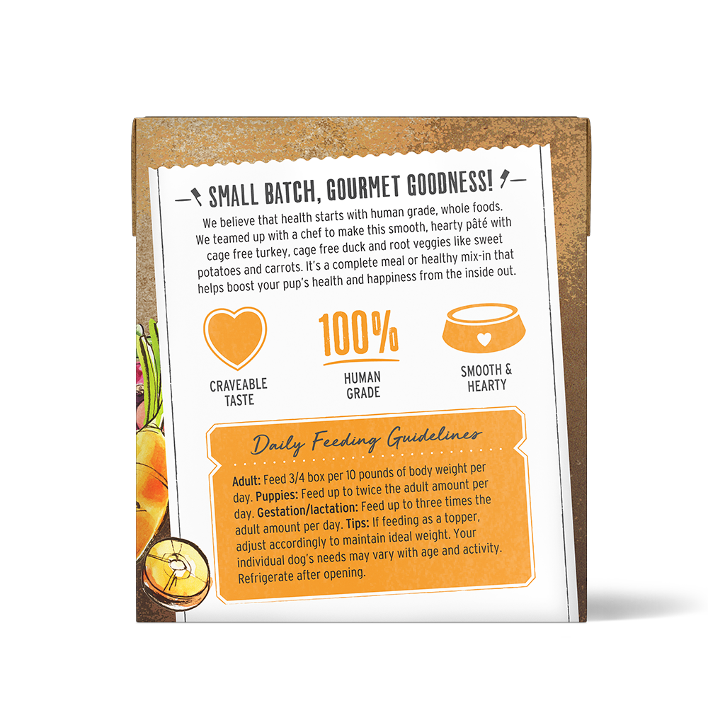 The Honest Kitchen - Dog - Butcher Block Turkey, Duck, Root Veggie