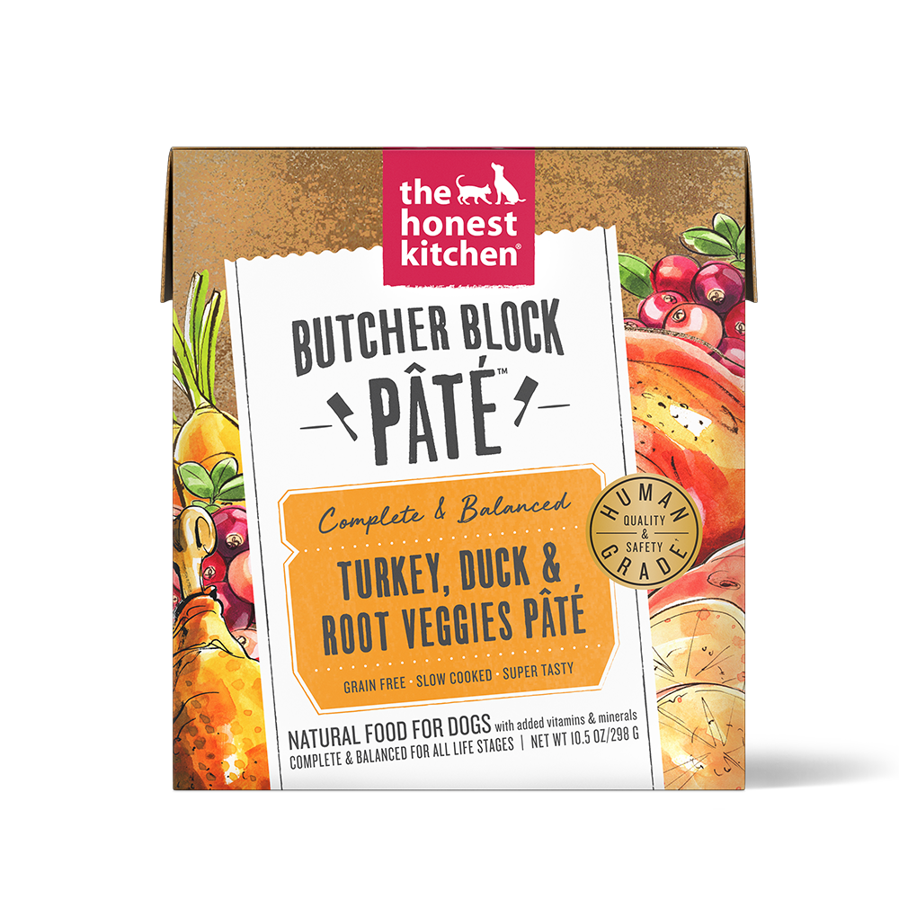 The Honest Kitchen - Dog - Butcher Block Turkey, Duck, Root Veggie