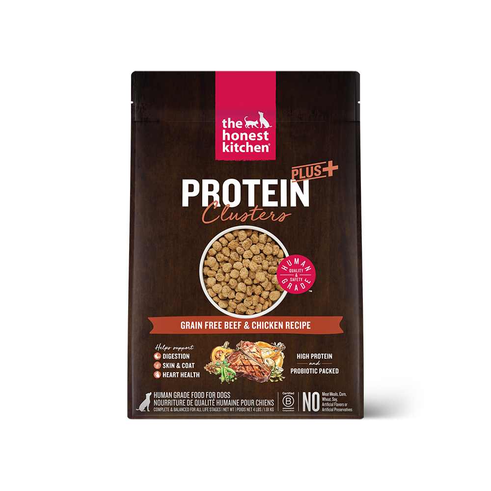 The Honest Kitchen - Dog - Protein Plus+ Clusters Grain Free Beef & Chicken