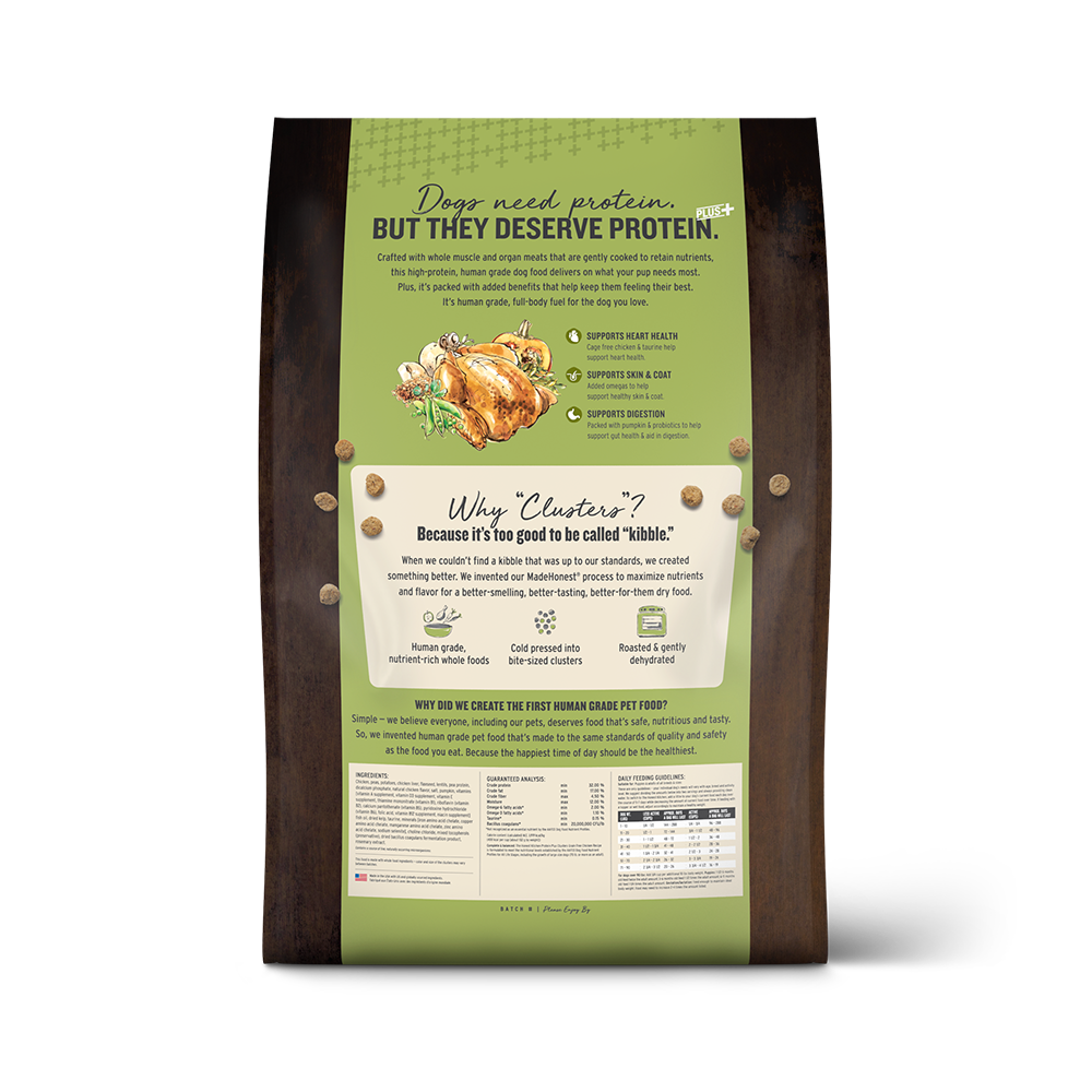 The Honest Kitchen - Dog - Protein Plus+ Clusters Grain Free Chicken