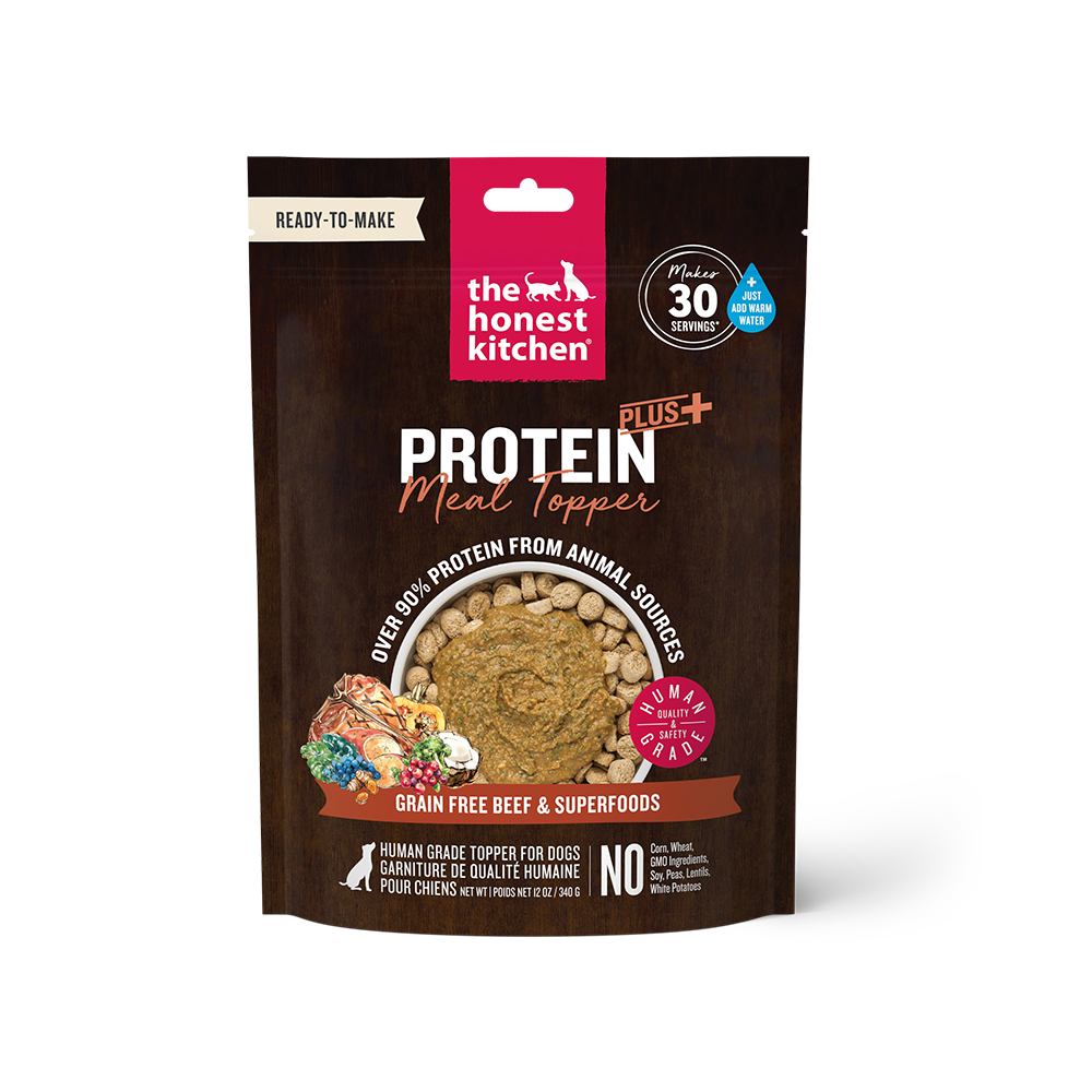 The Honest Kitchen - Dog - Protein Plus+ Meal Topper Grain Free Beef & Superfoods