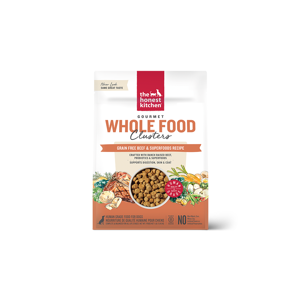 The Honest Kitchen - Dog - Whole Food Clusters Grain Free Beef