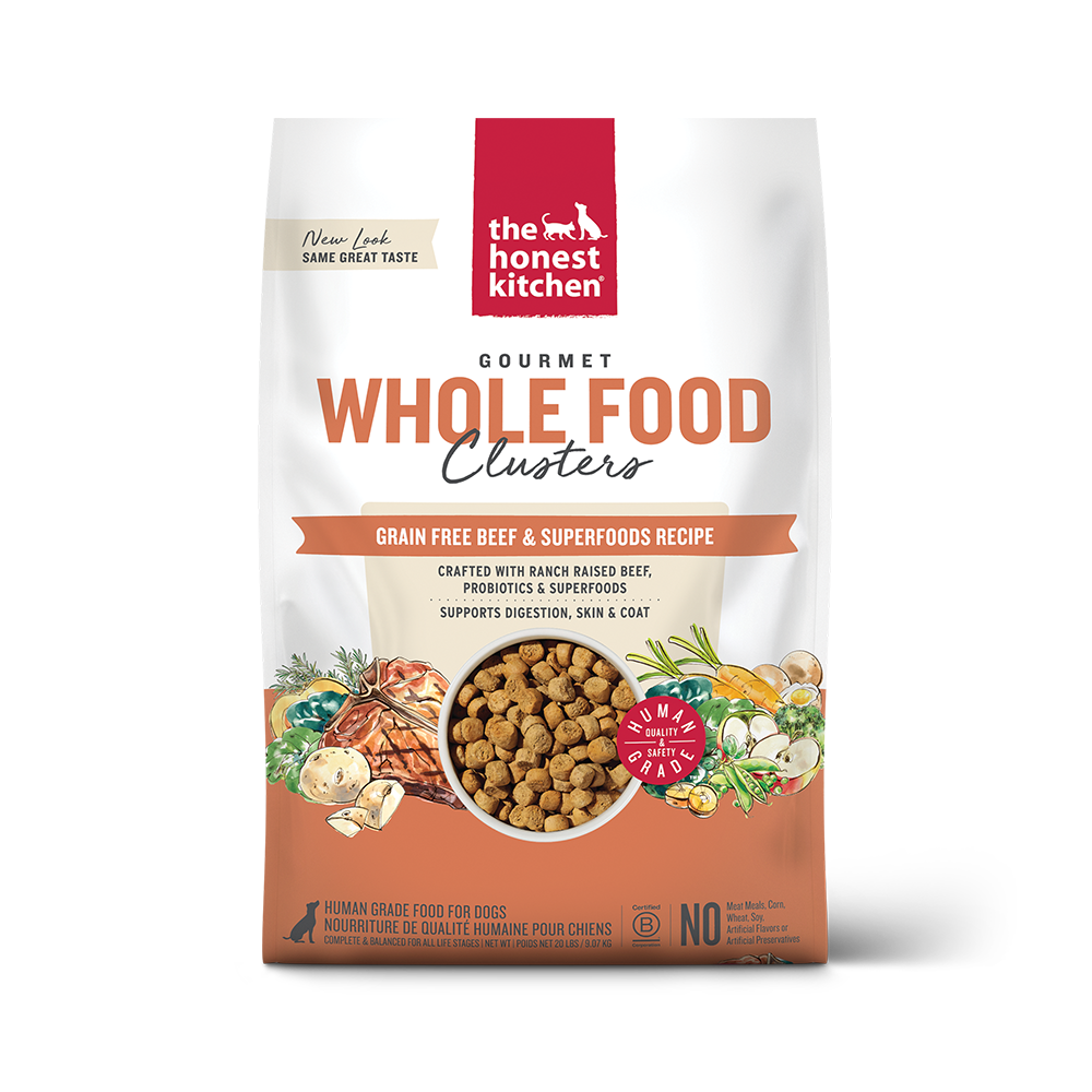 The Honest Kitchen - Dog - Whole Food Clusters Grain Free Beef