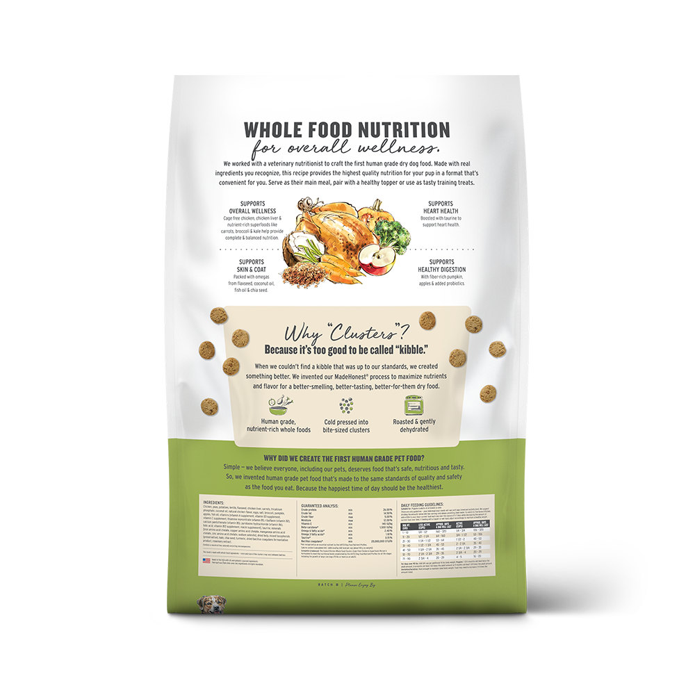 The Honest Kitchen - Dog - Whole Food Clusters Grain Free Chicken