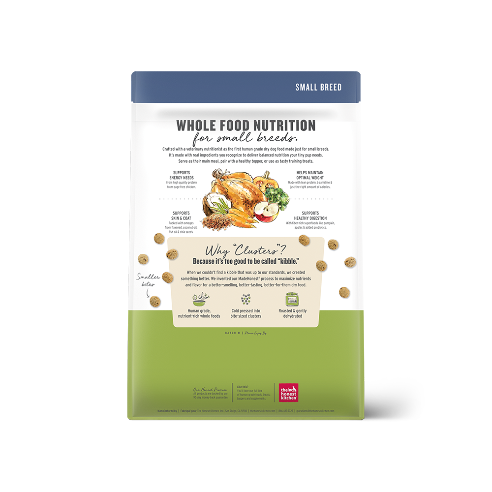 The Honest Kitchen - Dog - Whole Food Clusters Grain Free Small Breed Chicken