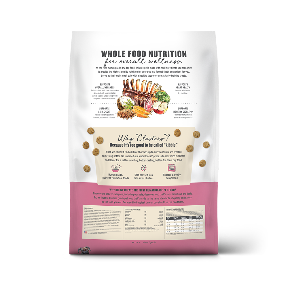 The Honest Kitchen - Dog - Whole Food Clusters Grain Free Lamb & Superfoods